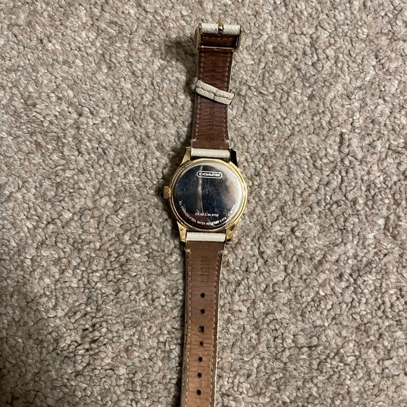 Beautiful leather Coach Watch